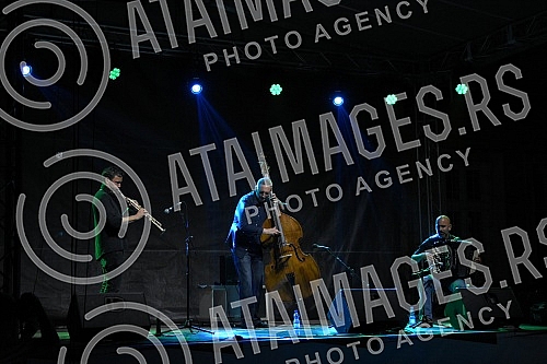 Nenad Vasilic, Serbian double bassist and composer, born in Nis, currently lives and works in Vienna, very important in the sphere of jazz and world music, performed with his trio in Banovina.Nenad Vasilic, srpski kontrabasista i kompozitor, rodjen