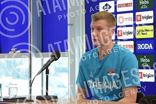 Press conference of the men's A national team of Serbia before the match of the 6th round of group A in the qualifiers for going to the World Cup 2023, which our national team will play on Sunday, July 3 in the low Cair hall against Belgium.Konfere