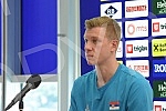 Press conference of the men's A national team of Serbia before the match of the 6th round of group A in the qualifiers for going to the World Cup 2023, which our national team will play on Sunday, July 3 in the low Cair hall against Belgium.Konfere