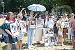 Animal rights protest in front of the Veterinary Administration.Protest za prava zivotinja ispred Uprave za veterinu.