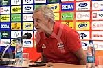 Press conference of the men's A national team of Serbia before the match of the 6th round of group A in the qualifiers for going to the World Cup 2023, which our national team will play on Sunday, July 3 in the low Cair hall against Belgium.Konfere