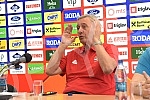 Press conference of the men's A national team of Serbia before the match of the 6th round of group A in the qualifiers for going to the World Cup 2023, which our national team will play on Sunday, July 3 in the low Cair hall against Belgium.Konfere