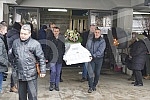 Funeral of Kristina Kika Djukic at the Lesce cemetery.Sahrana Kristine Kike Djukic na groblju Lesce.
