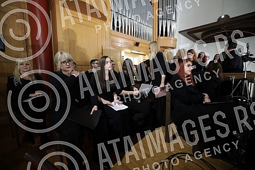 In the Cathedral of the Assumption of the Blessed Virgin Mary, Monsignor Stanislav Hocevar, Archbishop and Metropolitan of Belgrade, served the 