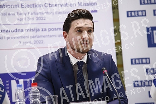 The International Mission for the Observation of the Presidential and Early Parliamentary Elections in Serbia ENEMO held a press conference at which they presented a preliminary report on the presidential and early parliamentary elections in Serbia.