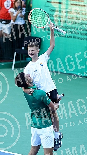Ceremonial opening of the tennis complex in the Ravne 2 Archaeological and Tourist Park in Visoko.Svecano otvaranje teniskog kompleksa u Arheolosko-turistickom parku Ravne 2 u Visokom.