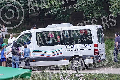 Ceremonial opening of the tennis complex in the Ravne 2 Archaeological and Tourist Park in Visoko.Svecano otvaranje teniskog kompleksa u Arheolosko-turistickom parku Ravne 2 u Visokom.