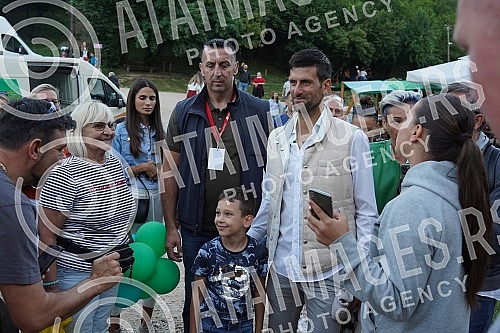 Ceremonial opening of the tennis complex in the Ravne 2 Archaeological and Tourist Park in Visoko.Svecano otvaranje teniskog kompleksa u Arheolosko-turistickom parku Ravne 2 u Visokom.