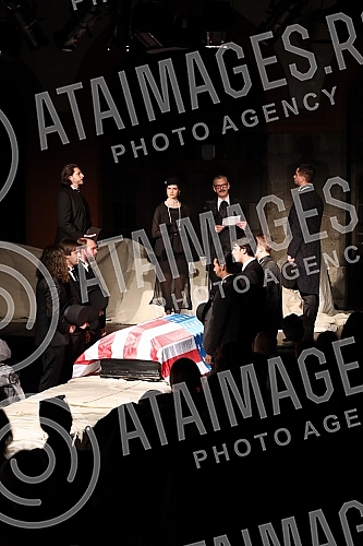 The premiere of the play 