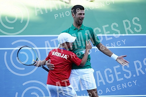 Ceremonial opening of the tennis complex in the Ravne 2 Archaeological and Tourist Park in Visoko.Svecano otvaranje teniskog kompleksa u Arheolosko-turistickom parku Ravne 2 u Visokom.