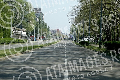 Belgrade during Easter at the time of the coronavirus pandemic and longest curfew.Beograd tokom Uskrsa i najduzeg policijskog casa u doba pandemije korona virusa.