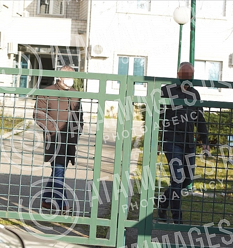 President of FSS, Slavisa Kokeza testified as a citizen at the premises of the Service for the Fight against Organized Crime (SBPOK) in Makis.Predsednik FSS-a Slavisa Kokeza davao je iskaz u svojstvu gradjana u  prostorijama Sluzbe za borbu protiv 