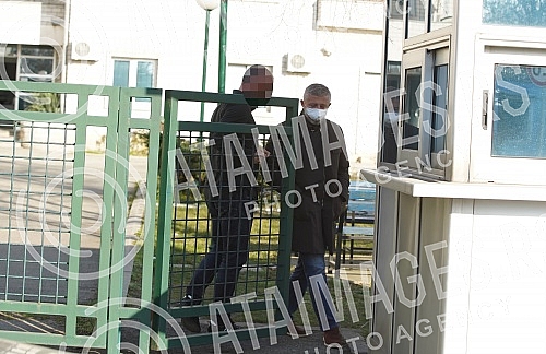 President of FSS, Slavisa Kokeza testified as a citizen at the premises of the Service for the Fight against Organized Crime (SBPOK) in Makis.Predsednik FSS-a Slavisa Kokeza davao je iskaz u svojstvu gradjana u  prostorijama Sluzbe za borbu protiv 