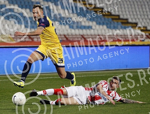 The match of the 24th round of the Linglong Super League of Serbia between FC Red Star and FC Proleter Novi Sad was played at the Rajko Mitic Stadium.Utakmica 24. kola Linglong Super lige Srbije izmedju FK Crvena zvezda i FK Proleter Novi sad odigr