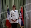 French Ambassador Pierre Cochard presented the National Order of Merit to basketball player Natasa Kovacevic StojakovicAmbasador Francuske Pjer Kosar urucio je Nacionalni orden za zasluge kosarkasici Natasi Kovacevic Stojakovic.