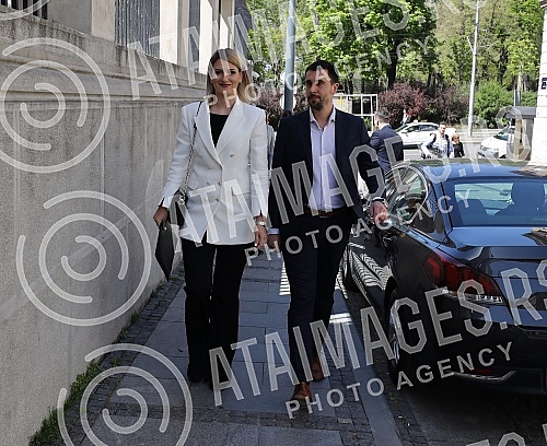 French Ambassador Pierre Cochard presented the National Order of Merit to basketball player Natasa Kovacevic StojakovicAmbasador Francuske Pjer Kosar urucio je Nacionalni orden za zasluge kosarkasici Natasi Kovacevic Stojakovic.