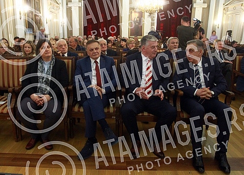 The Captain Misa Anastasijevic Awards were presented at the Rectorate of the University of Belgrade.U Rektoratu Beogradskog univerziteta urucene su nagrade Kapetan Misa Anastasijevic.