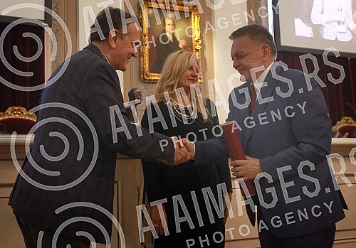 The Captain Misa Anastasijevic Awards were presented at the Rectorate of the University of Belgrade.U Rektoratu Beogradskog univerziteta urucene su nagrade Kapetan Misa Anastasijevic.