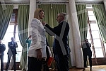 French Ambassador Pierre Cochard presented the National Order of Merit to basketball player Natasa Kovacevic StojakovicAmbasador Francuske Pjer Kosar urucio je Nacionalni orden za zasluge kosarkasici Natasi Kovacevic Stojakovic.