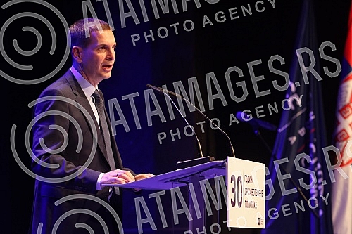 The New Democratic Party of Serbia held a festive party academy in the Madlenijanum theater on the occasion of 30 years of its existence.Nova Demokratska stranka Srbije odrzala je u teataru Madlenijanum svecanu akademiju stranke povodom 30 godina s