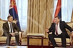 Serbian member and BiH Presidency chairman Milorad Dodik met with serbian defense minister Nebojsa Stefanovic in Banja Luka. Srpski clan i predsjedavajuci Predsjednistva BiH Milorad Dodik sastao se u Banjaluci sa ministrom odbrane Srbije Nebojsom S