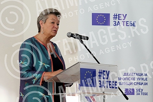 Visit of Ylva Johansson, European Commissioner for Internal Affairs and Migration, to the reception center in Obrenovac and a tour of the reconstructed facilities within the complex.Poseta Ilve Johanson, evropske komesarke za unutrasnje poslove i m