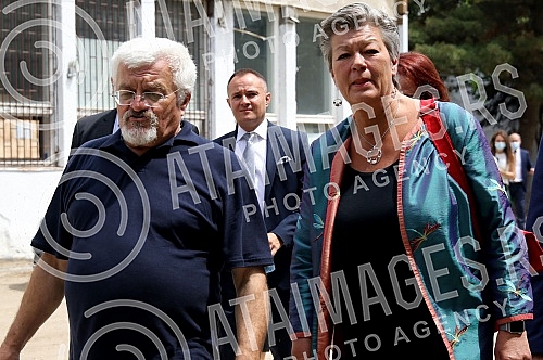 Visit of Ylva Johansson, European Commissioner for Internal Affairs and Migration, to the reception center in Obrenovac and a tour of the reconstructed facilities within the complex.Poseta Ilve Johanson, evropske komesarke za unutrasnje poslove i m