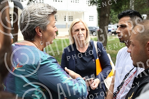 Visit of Ylva Johansson, European Commissioner for Internal Affairs and Migration, to the reception center in Obrenovac and a tour of the reconstructed facilities within the complex.Poseta Ilve Johanson, evropske komesarke za unutrasnje poslove i m