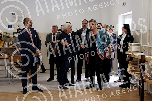 Visit of Ylva Johansson, European Commissioner for Internal Affairs and Migration, to the reception center in Obrenovac and a tour of the reconstructed facilities within the complex.Poseta Ilve Johanson, evropske komesarke za unutrasnje poslove i m