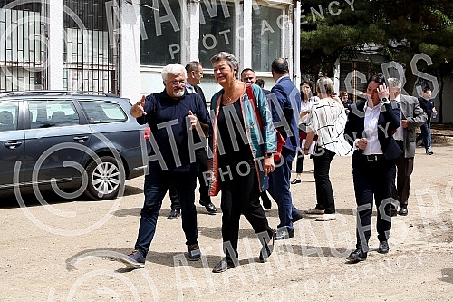 Visit of Ylva Johansson, European Commissioner for Internal Affairs and Migration, to the reception center in Obrenovac and a tour of the reconstructed facilities within the complex.Poseta Ilve Johanson, evropske komesarke za unutrasnje poslove i m