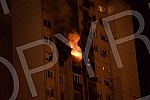 A fire in a residential building in Block 63 in New BelgradePozar u stambenoj zgradi u bloku 63 na Novom Beogradu.