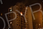 A fire in a residential building in Block 63 in New BelgradePozar u stambenoj zgradi u bloku 63 na Novom Beogradu.