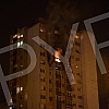 A fire in a residential building in Block 63 in New BelgradePozar u stambenoj zgradi u bloku 63 na Novom Beogradu.