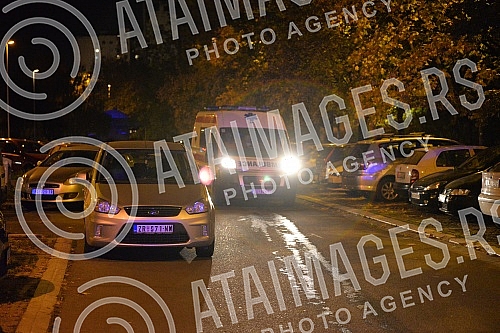 A fire in a residential building in Block 63 in New BelgradePozar u stambenoj zgradi u bloku 63 na Novom Beogradu.