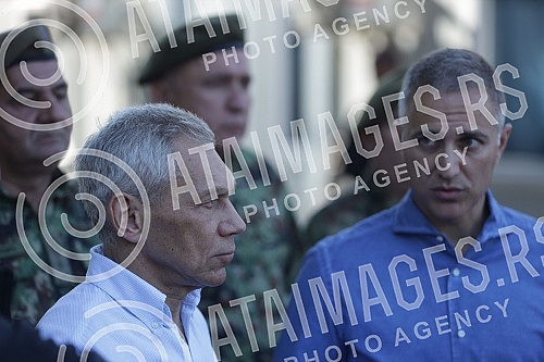 Deputy Prime Minister and Minister of Defense Nebojsa Stefanovic, Chief of General Staff of the Serbian Army General Milan Mojsilovic, Ambassador of the Russian Federation Aleksandar Bocan-Kharcenko and Defense Envoy Major General Aleksandar Zincenko