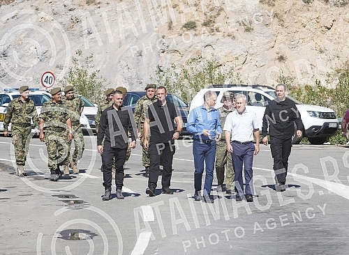 Deputy Prime Minister and Minister of Defense Nebojsa Stefanovic, Chief of General Staff of the Serbian Army General Milan Mojsilovic, Ambassador of the Russian Federation Aleksandar Bocan-Kharcenko and Defense Envoy Major General Aleksandar Zincenko