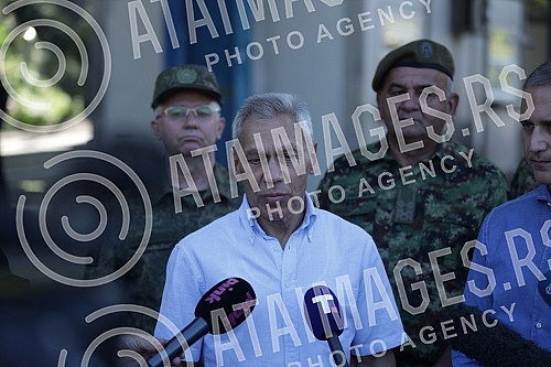 Deputy Prime Minister and Minister of Defense Nebojsa Stefanovic, Chief of General Staff of the Serbian Army General Milan Mojsilovic, Ambassador of the Russian Federation Aleksandar Bocan-Kharcenko and Defense Envoy Major General Aleksandar Zincenko