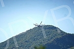 The KFOR helicopter is in charge of the region of the administrative crossing Jarinje, in the part of Kosovo and Metohija.Helikopter KFOR-a nadlece region administrativnog prelaza Jarinje, na delu Kosova i Metohije.