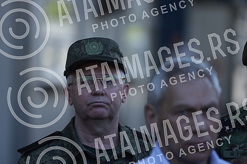 Deputy Prime Minister and Minister of Defense Nebojsa Stefanovic, Chief of General Staff of the Serbian Army General Milan Mojsilovic, Ambassador of the Russian Federation Aleksandar Bocan-Kharcenko and Defense Envoy Major General Aleksandar Zincenko