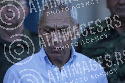 Deputy Prime Minister and Minister of Defense Nebojsa Stefanovic, Chief of General Staff of the Serbian Army General Milan Mojsilovic, Ambassador of the Russian Federation Aleksandar Bocan-Kharcenko and Defense Envoy Major General Aleksandar Zincenko