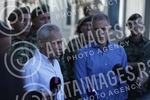 Deputy Prime Minister and Minister of Defense Nebojsa Stefanovic, Chief of General Staff of the Serbian Army General Milan Mojsilovic, Ambassador of the Russian Federation Aleksandar Bocan-Kharcenko and Defense Envoy Major General Aleksandar Zincenko