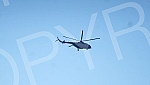 The KFOR helicopter is in charge of the region of the administrative crossing Jarinje, in the part of Kosovo and Metohija.Helikopter KFOR-a nadlece region administrativnog prelaza Jarinje, na delu Kosova i Metohije.