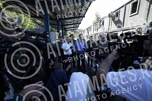 Deputy Prime Minister and Minister of Defense Nebojsa Stefanovic, Chief of General Staff of the Serbian Army General Milan Mojsilovic, Ambassador of the Russian Federation Aleksandar Bocan-Kharcenko and Defense Envoy Major General Aleksandar Zincenko
