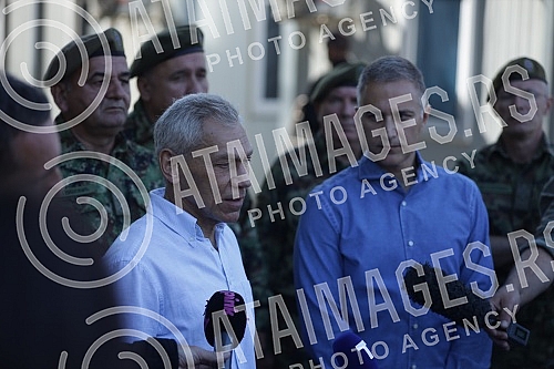 Deputy Prime Minister and Minister of Defense Nebojsa Stefanovic, Chief of General Staff of the Serbian Army General Milan Mojsilovic, Ambassador of the Russian Federation Aleksandar Bocan-Kharcenko and Defense Envoy Major General Aleksandar Zincenko