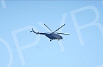 The KFOR helicopter is in charge of the region of the administrative crossing Jarinje, in the part of Kosovo and Metohija.Helikopter KFOR-a nadlece region administrativnog prelaza Jarinje, na delu Kosova i Metohije.