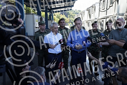 Deputy Prime Minister and Minister of Defense Nebojsa Stefanovic, Chief of General Staff of the Serbian Army General Milan Mojsilovic, Ambassador of the Russian Federation Aleksandar Bocan-Kharcenko and Defense Envoy Major General Aleksandar Zincenko