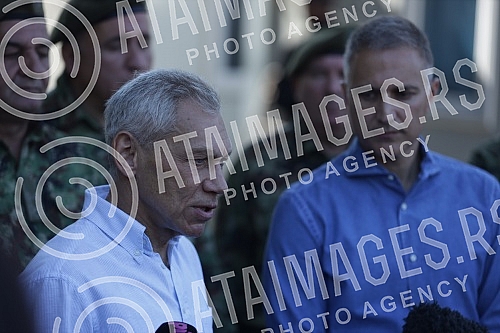 Deputy Prime Minister and Minister of Defense Nebojsa Stefanovic, Chief of General Staff of the Serbian Army General Milan Mojsilovic, Ambassador of the Russian Federation Aleksandar Bocan-Kharcenko and Defense Envoy Major General Aleksandar Zincenko