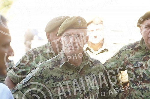 Deputy Prime Minister and Minister of Defense Nebojsa Stefanovic, Chief of General Staff of the Serbian Army General Milan Mojsilovic, Ambassador of the Russian Federation Aleksandar Bocan-Kharcenko and Defense Envoy Major General Aleksandar Zincenko