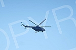 The KFOR helicopter is in charge of the region of the administrative crossing Jarinje, in the part of Kosovo and Metohija.Helikopter KFOR-a nadlece region administrativnog prelaza Jarinje, na delu Kosova i Metohije.
