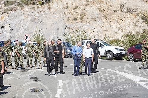 Deputy Prime Minister and Minister of Defense Nebojsa Stefanovic, Chief of General Staff of the Serbian Army General Milan Mojsilovic, Ambassador of the Russian Federation Aleksandar Bocan-Kharcenko and Defense Envoy Major General Aleksandar Zincenko